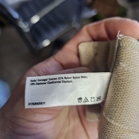 Lilyette Beige/Cream Strapless Push Up Bra Size 40C - Picture 5 of 6